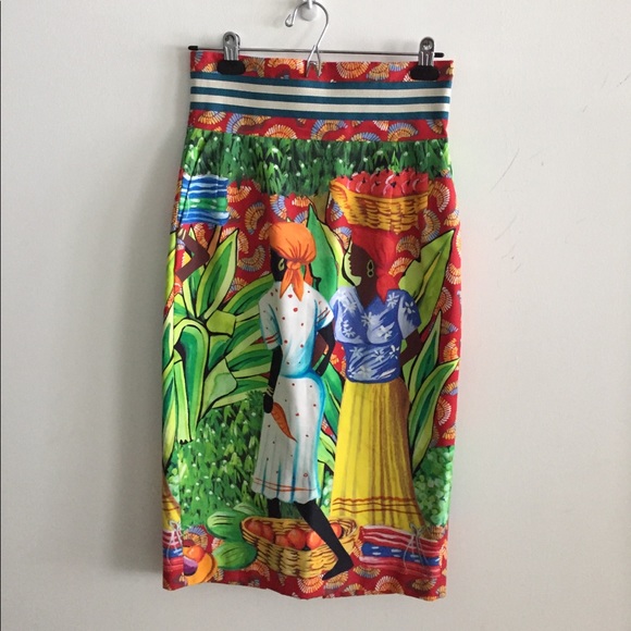 SOLD - Stella Jean Euprotto Skirt - Picture 2 of 4